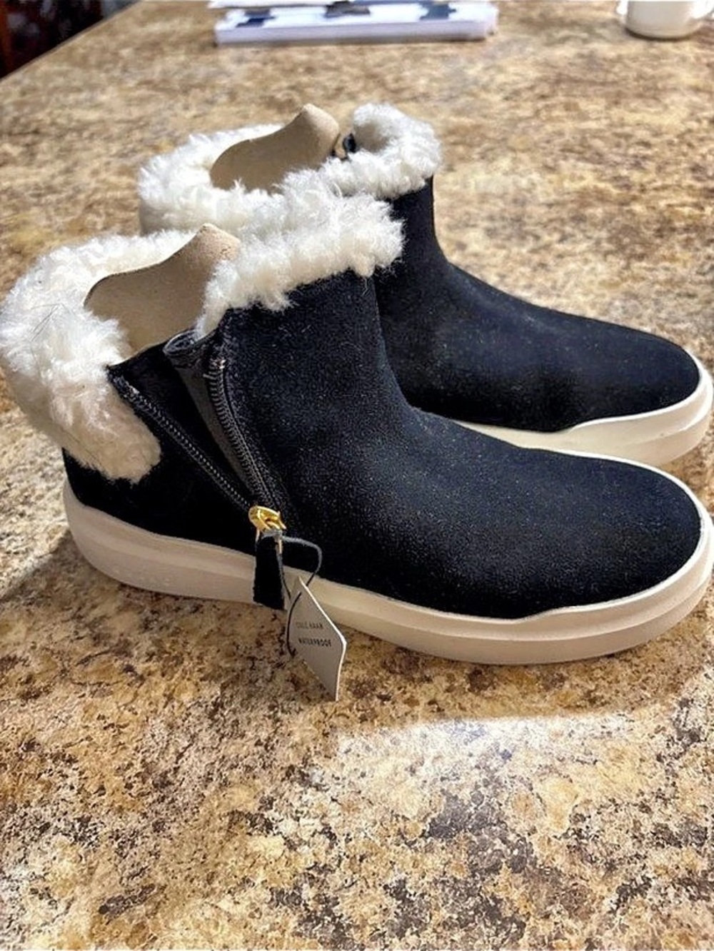 Cole Haan StudioGrand Waterproof Slip-On Boot Black Winter Boots
